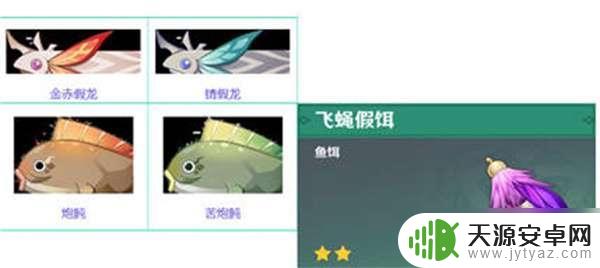 原神观赏鱼用什么饵料 原神钓鱼鱼饵对应鱼种