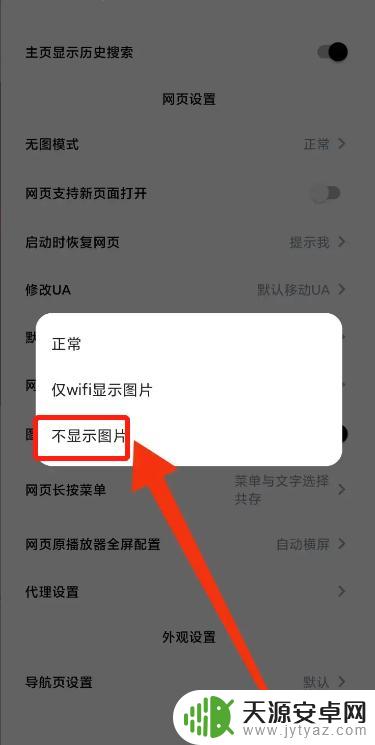 手机不显示图片如何设置 手机rains浏览器图片显示设置方法
