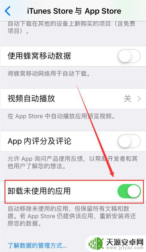 苹果手机在哪里看卸载的软件 如何在苹果手机上开启和关闭自动卸载未使用的应用功能