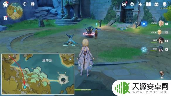 原神绿华景画任务怎么完成 原神世界任务渌华景画攻略详解