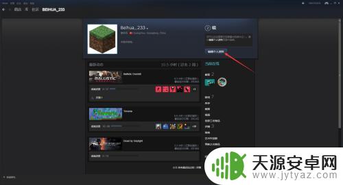 steam如何设置个人资料 Steam个人资料设置教程