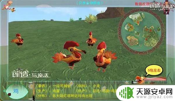 创造与魔法如何养鸡 创造与魔法捉鸡方法技巧分享