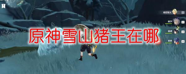 原神雪猪王在哪儿 原神雪山猪王掉落