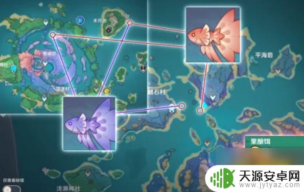 原神鱼分布图花jiang 原神中花鳉分布在哪些水域