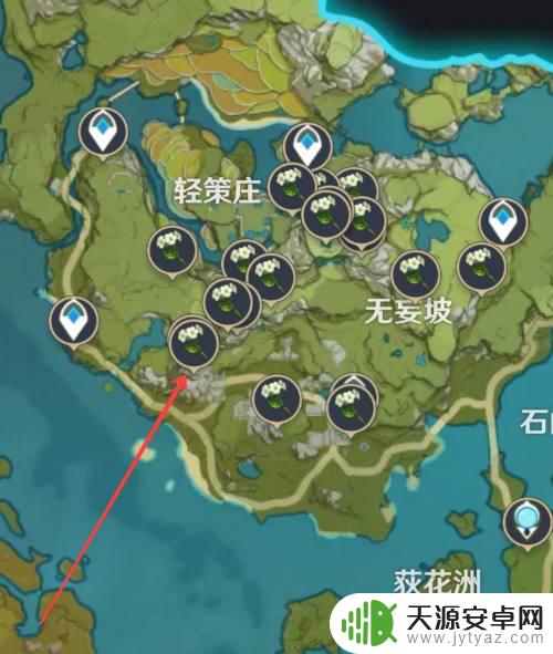 清心原神位置 原神清心位置点位攻略