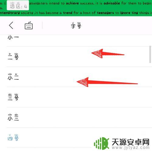 wps怎么选字大小手机 手机版wps office字体怎么放大