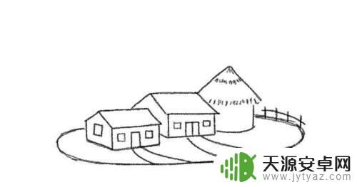 我的小家园如何画画 美丽家园简笔画教程