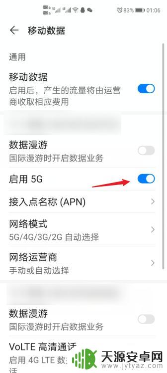 华为手机5g在哪里打开 华为手机如何设置5G网络